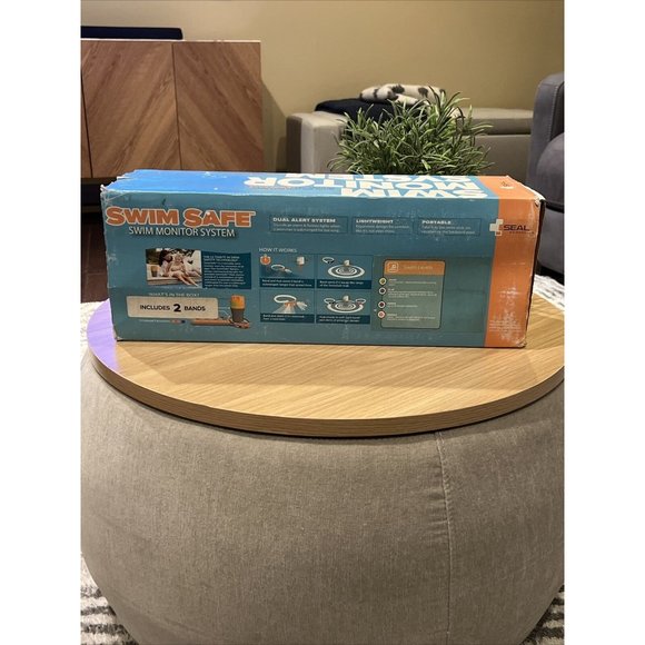 SWIMMING POOL ALARM MONITOR SYSTEM SWIM SAFE NIB, Kids Children Made USA - Picture 4 of 14